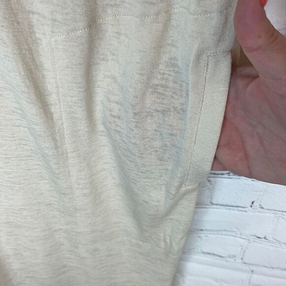 Athleta Cream Relaxed Fit Maxi Dress - Picture 4 of 8